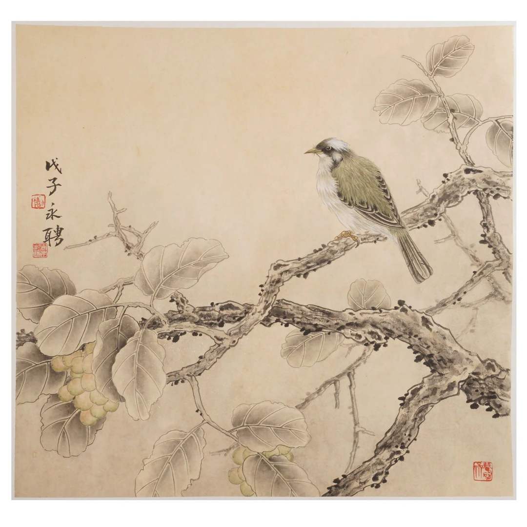 412晚班黎永聘国画O34ED14002