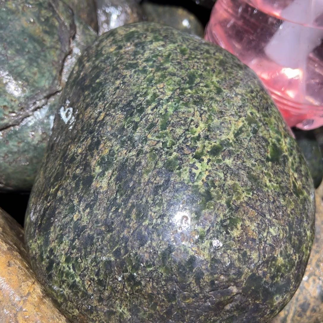 未镶嵌蛇纹石玉西藏藏玉药王石碳****命