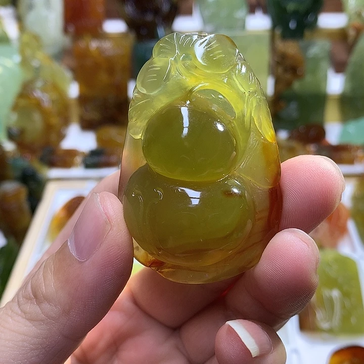 蛇纹石玉未镶嵌珠宝半成品