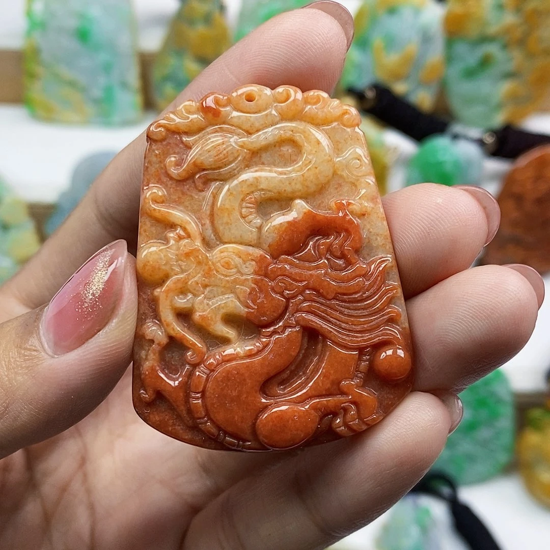 颈饰未镶嵌翡翠天然翡翠A货