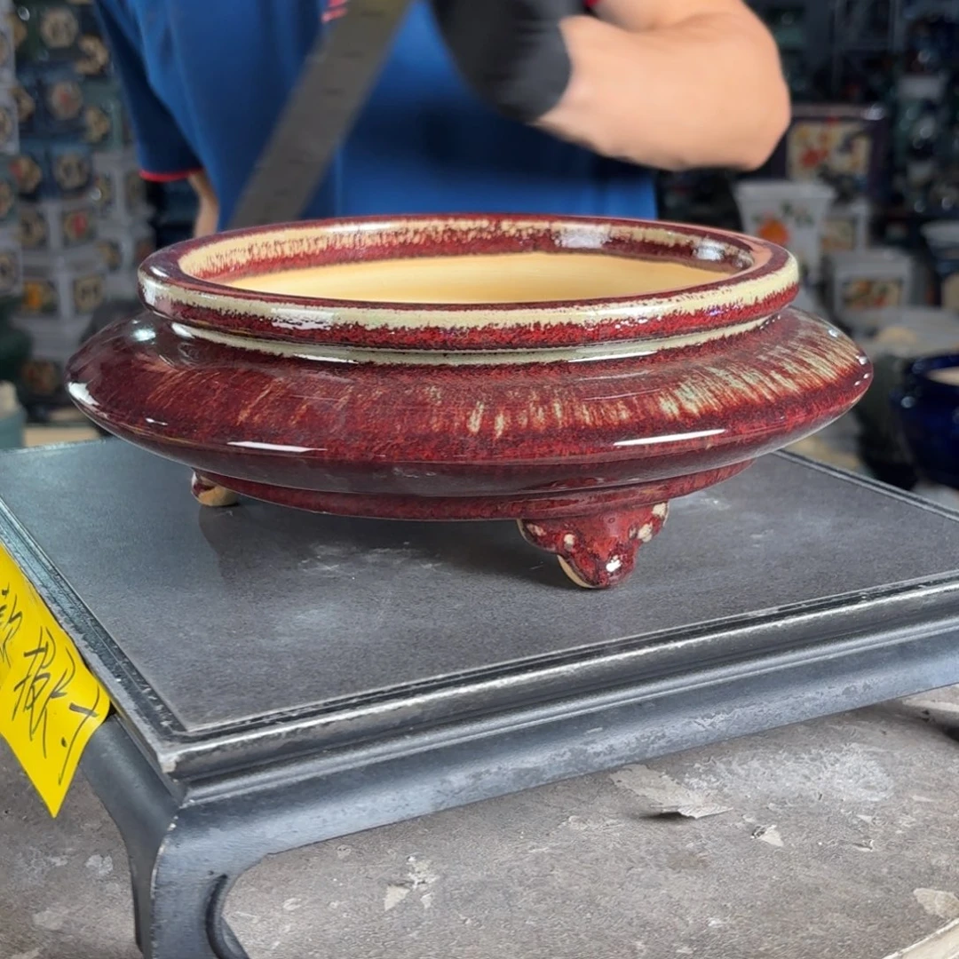 一风堂石湾花盆 内18*4.5