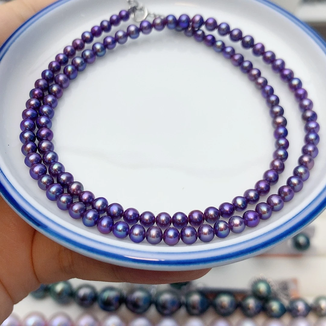 淡水珍珠未镶嵌颈饰W18