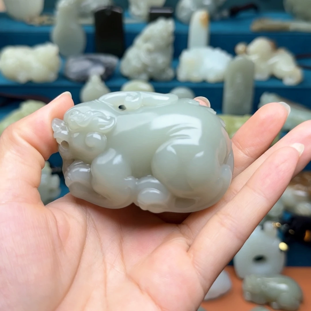 未镶嵌和田玉（糖玉）把件202.4克