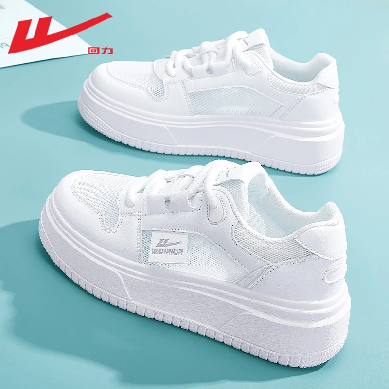 回力女鞋小白鞋女2025新款爆款秋季透气运动鞋网面鞋子女板鞋女款