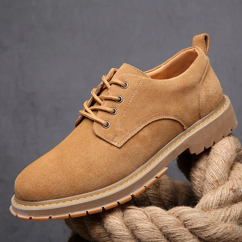 2024新款工作男鞋子英伦皮鞋男款男士潮流休闲鞋百搭潮鞋低帮板鞋