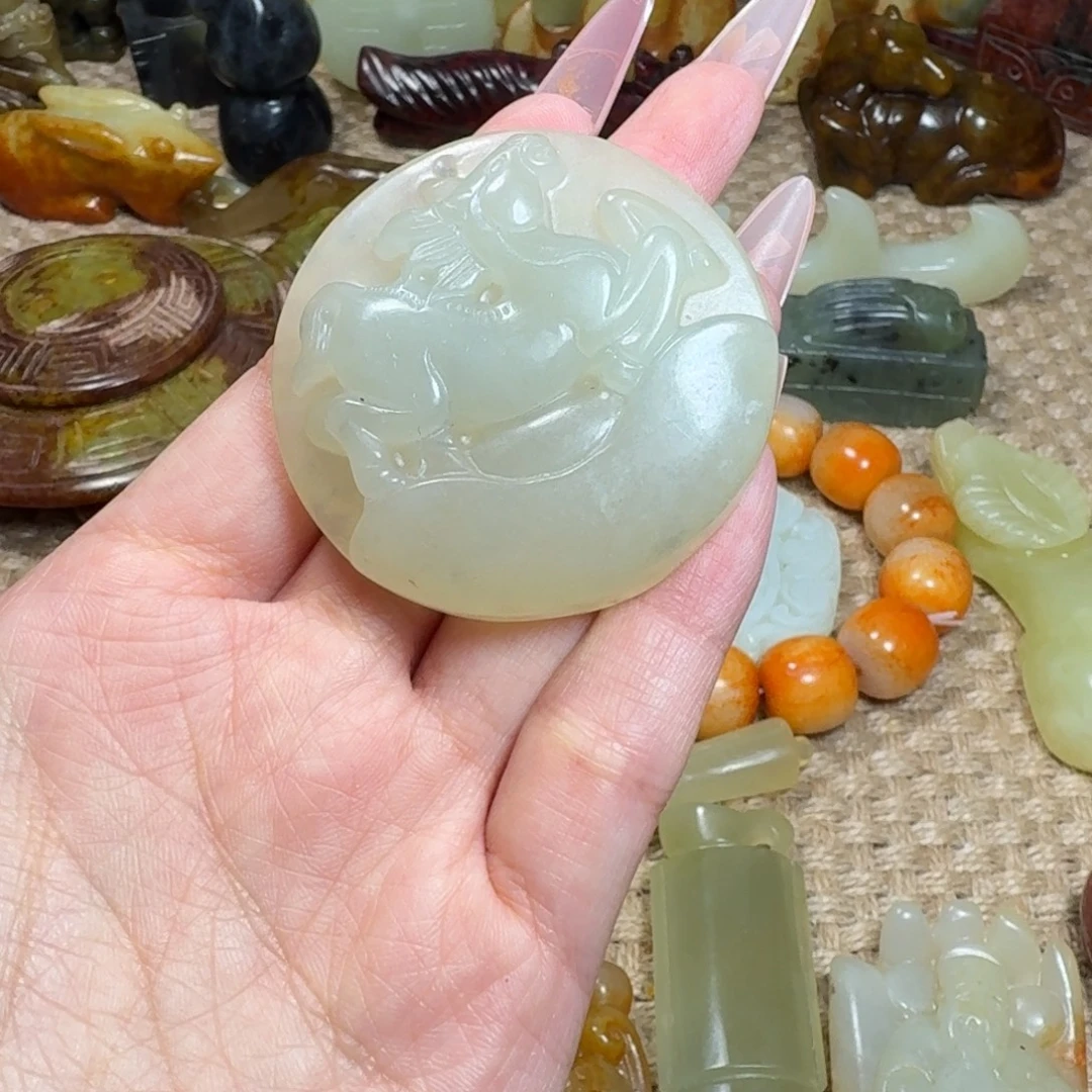 白玉菩提吊坠挂件