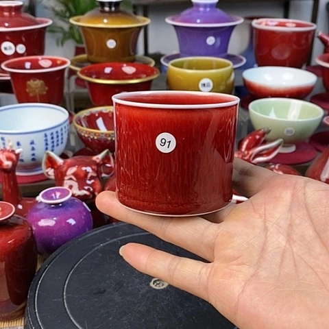 【闪购商品】景德镇名陶雅玩原矿郎红