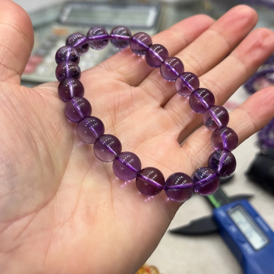 紫晶手链未镶嵌我***手