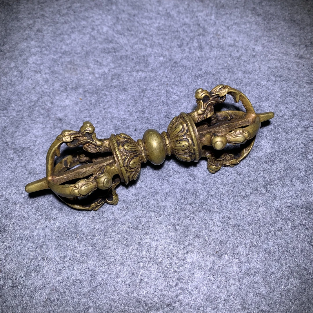 清晚期藏传金刚杵/F山东省传承文物商店库出4358