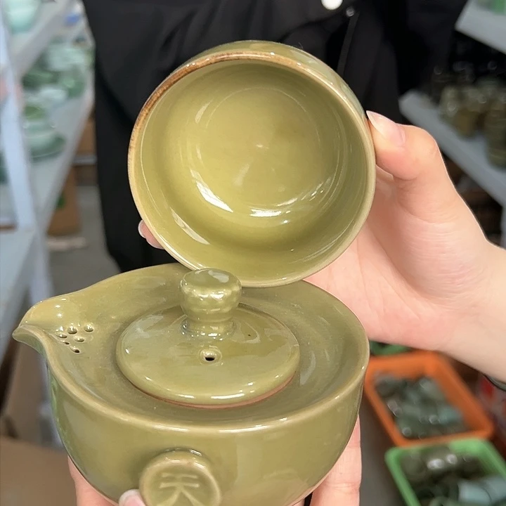 青瓷小米茶器龙泉青瓷