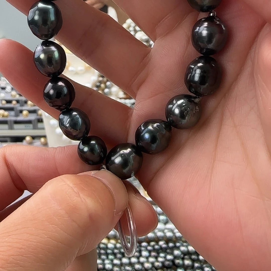 海水珍珠银S925镶嵌手绳杨*儿