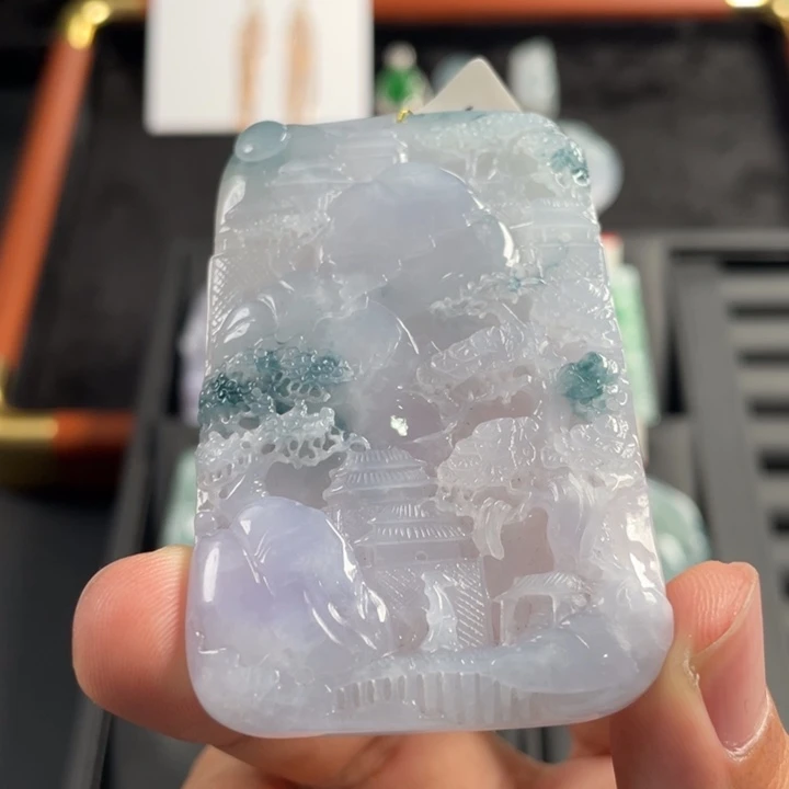 翡翠未镶嵌挂件翡翠首饰