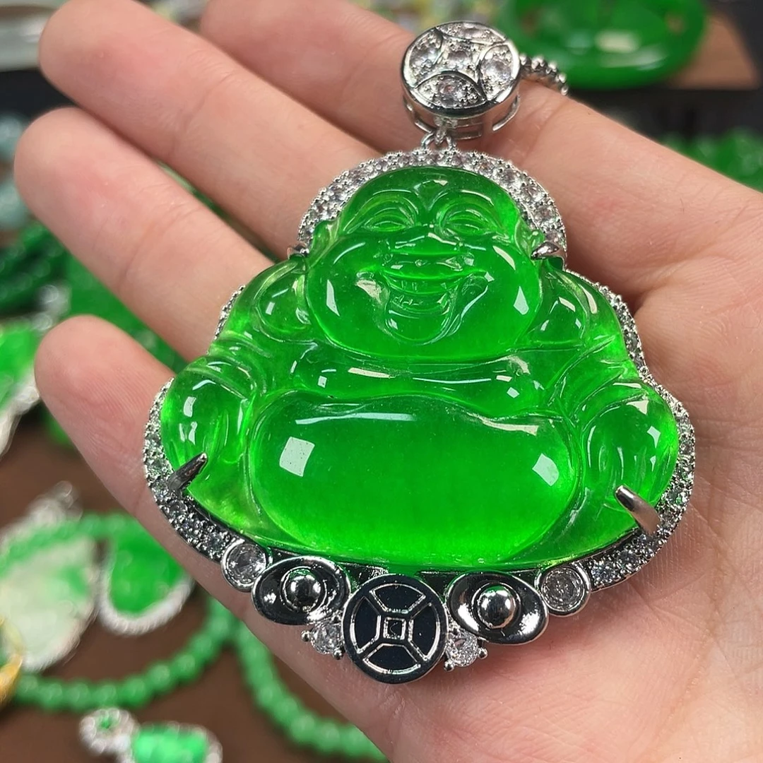 颈饰未镶嵌翡翠吊坠