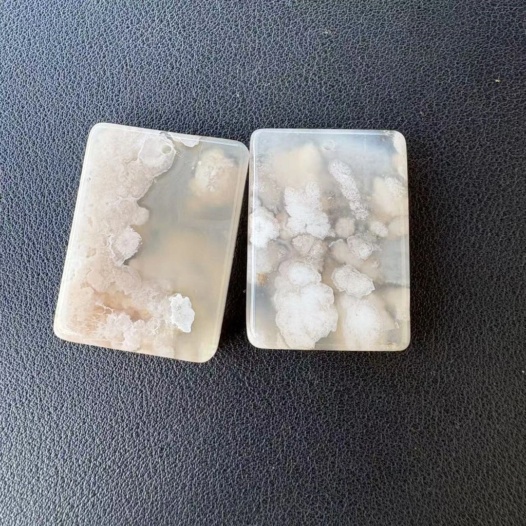天然樱花玛瑙无事牌吊坠多样性发其一d605