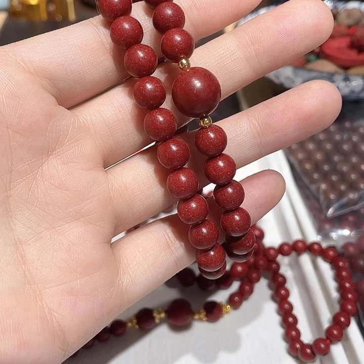 泥塑花蕊夫人0.6双圈加大珠