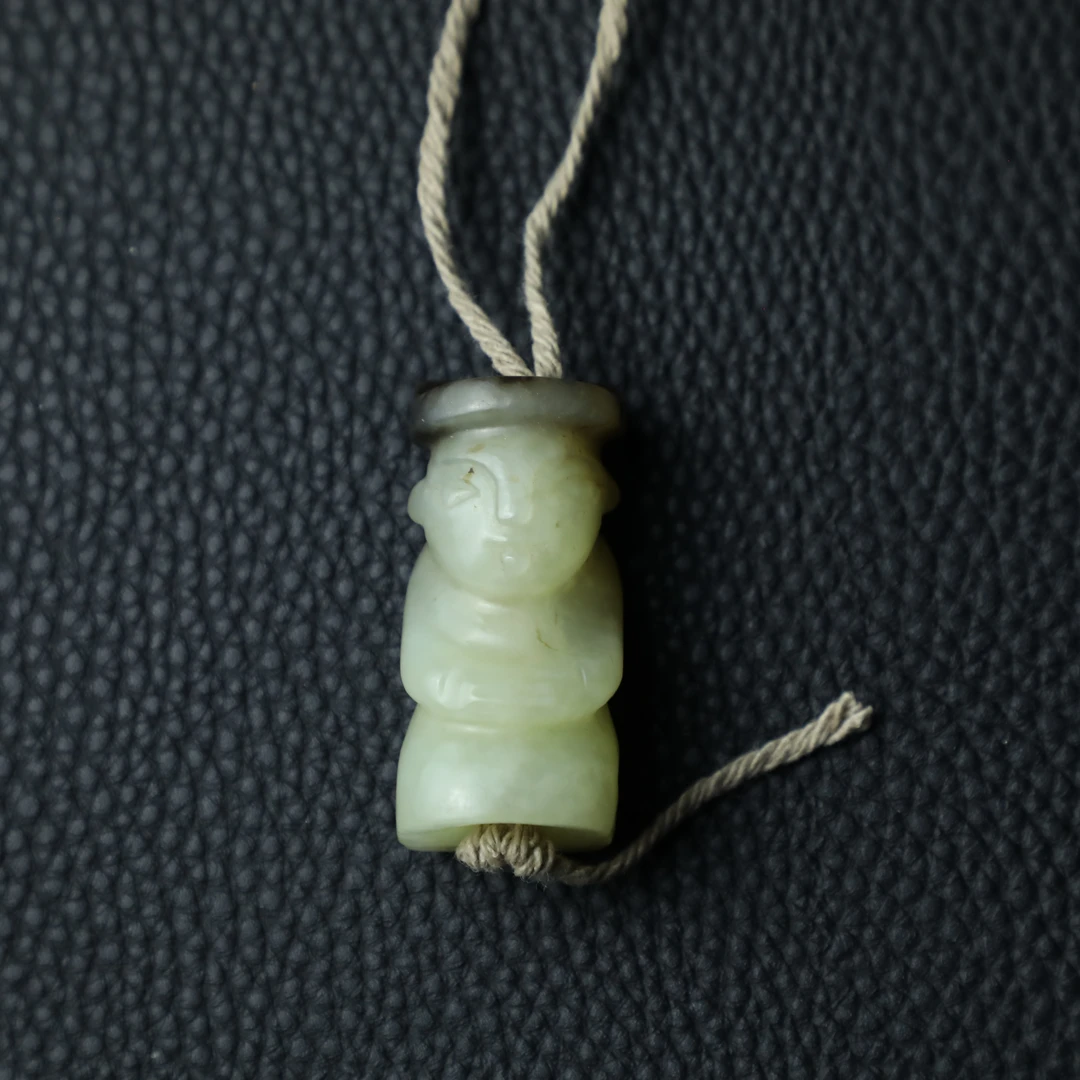 TCWWA07569清晚和田白玉玉贵人