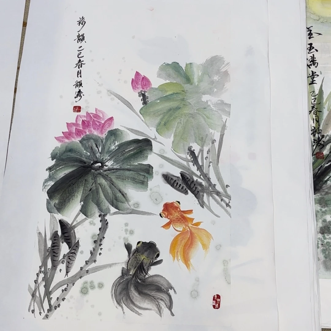 石***米国画龚韵涛老师作品刘