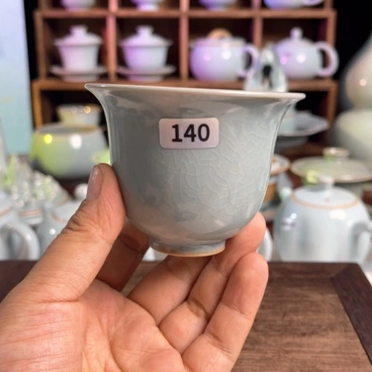 汝州原矿原釉杯杯140