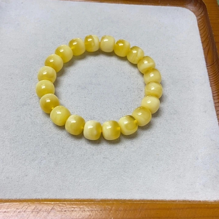 裸石蜜蜡未镶嵌手串