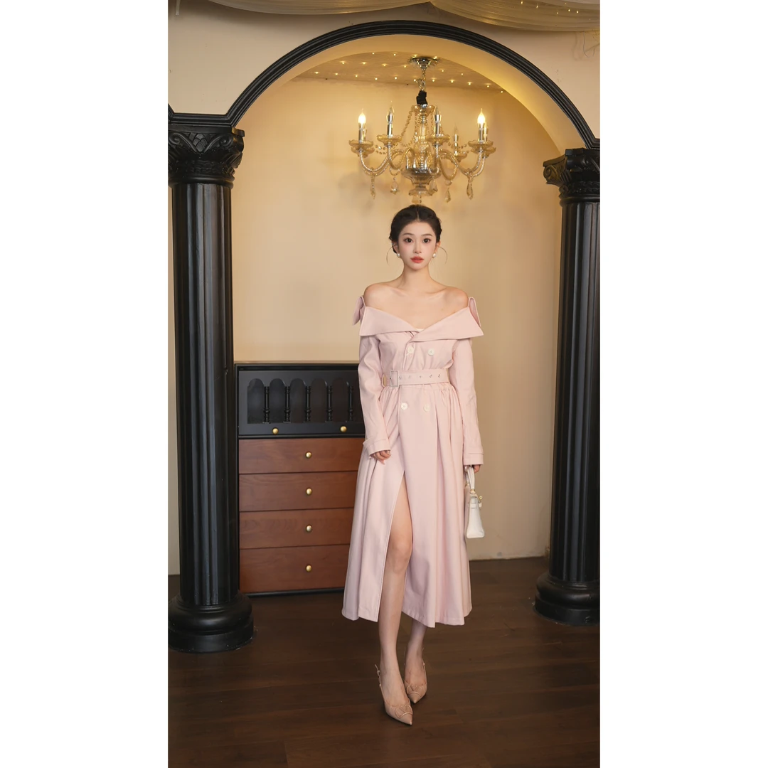 【潇潇专属】-037女千金风法式设计师高腰型秋季汉服气质外套JXE210