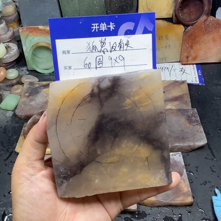 未镶嵌手镯石英质玉狐***头定制手镯