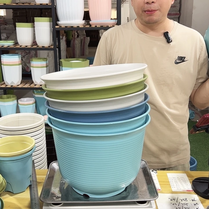 矮陶口30高21混色6个无托