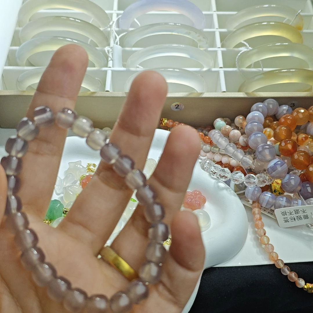 玛瑙/玉髓未镶嵌手链