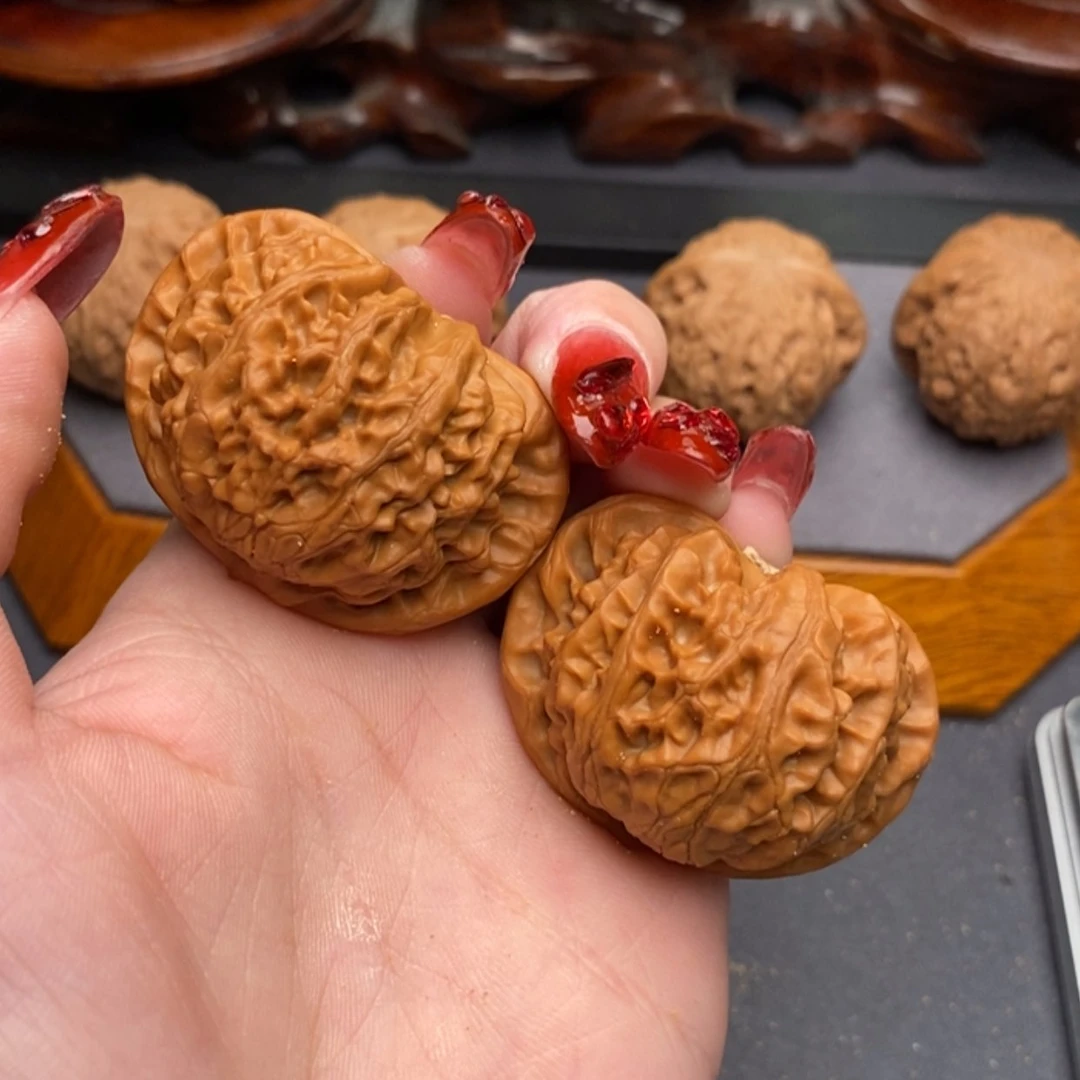 【闪购商品】文玩核桃把件宫灯44