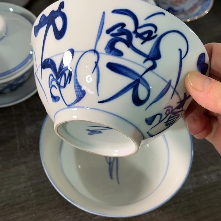 瓷片直径13厘米……发2个