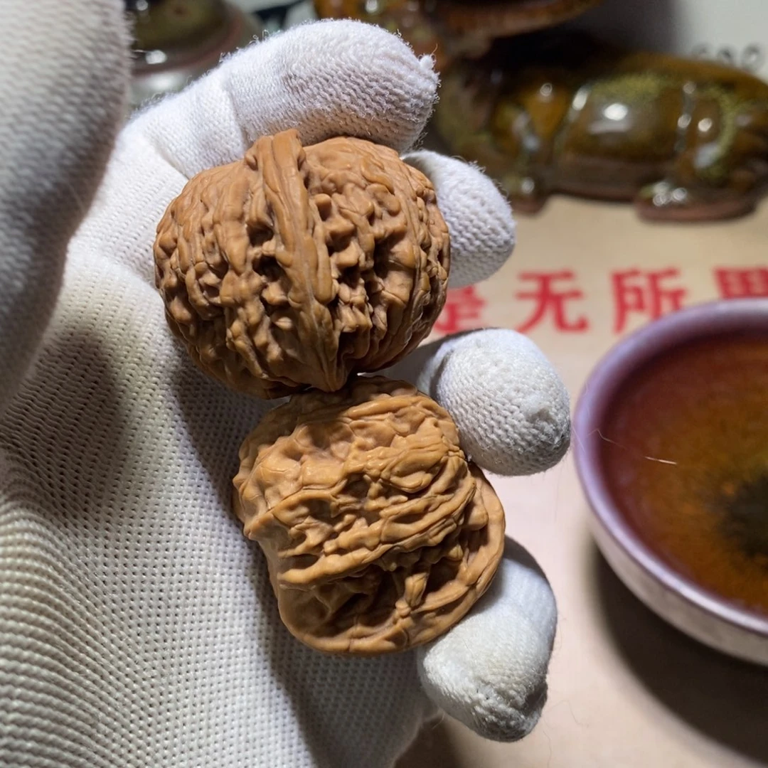 失***尘吊坠文玩核桃38红豆