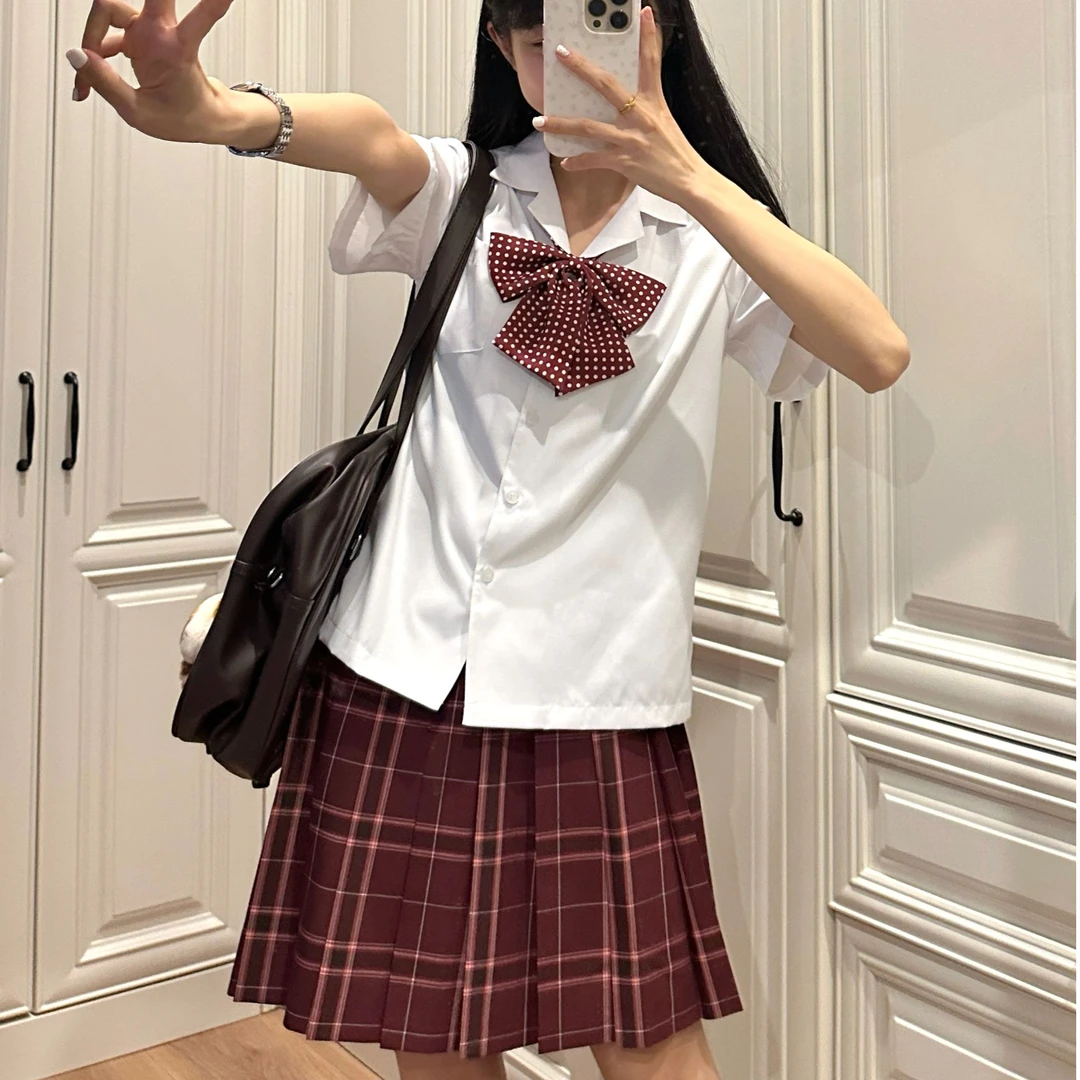 【中牌制服馆】沙华JK格裙原创虾滑短裙半身裙正统JK制服