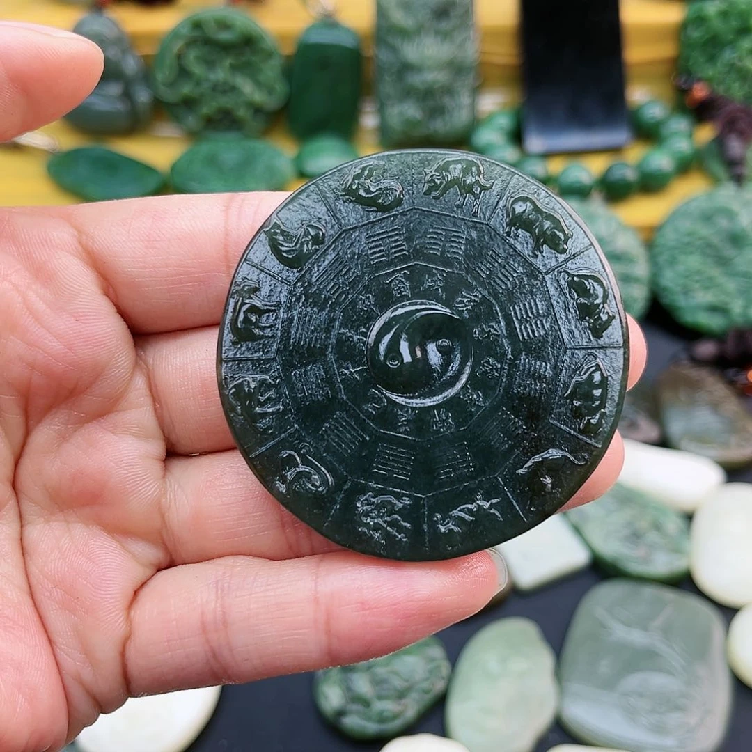 和田玉未镶嵌颈饰欣****E