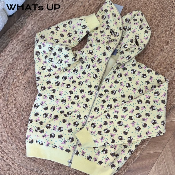 Ashley Williams 25AW 设计师品牌 印花连帽卫衣 WHATsUP