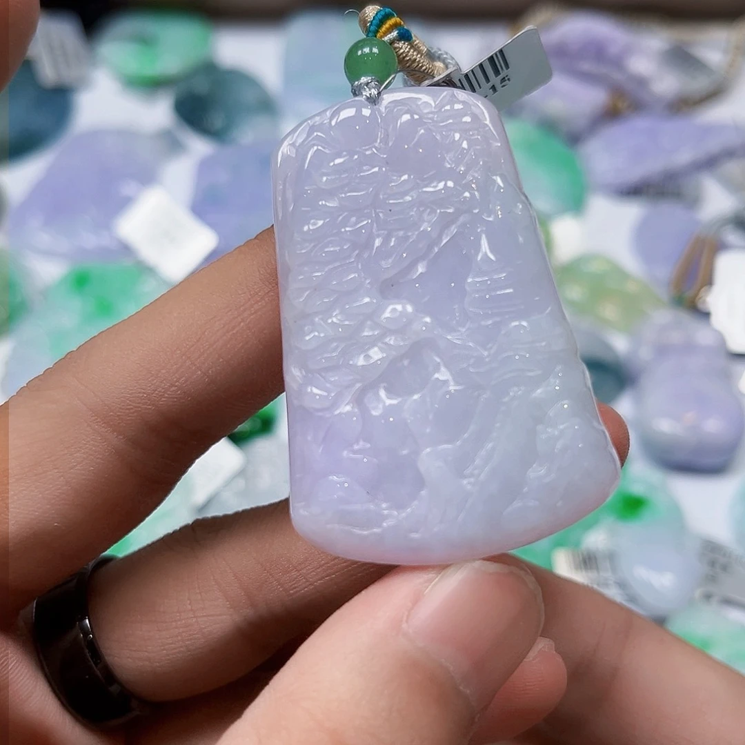 翡翠未镶嵌颈饰缅甸翡翠A货