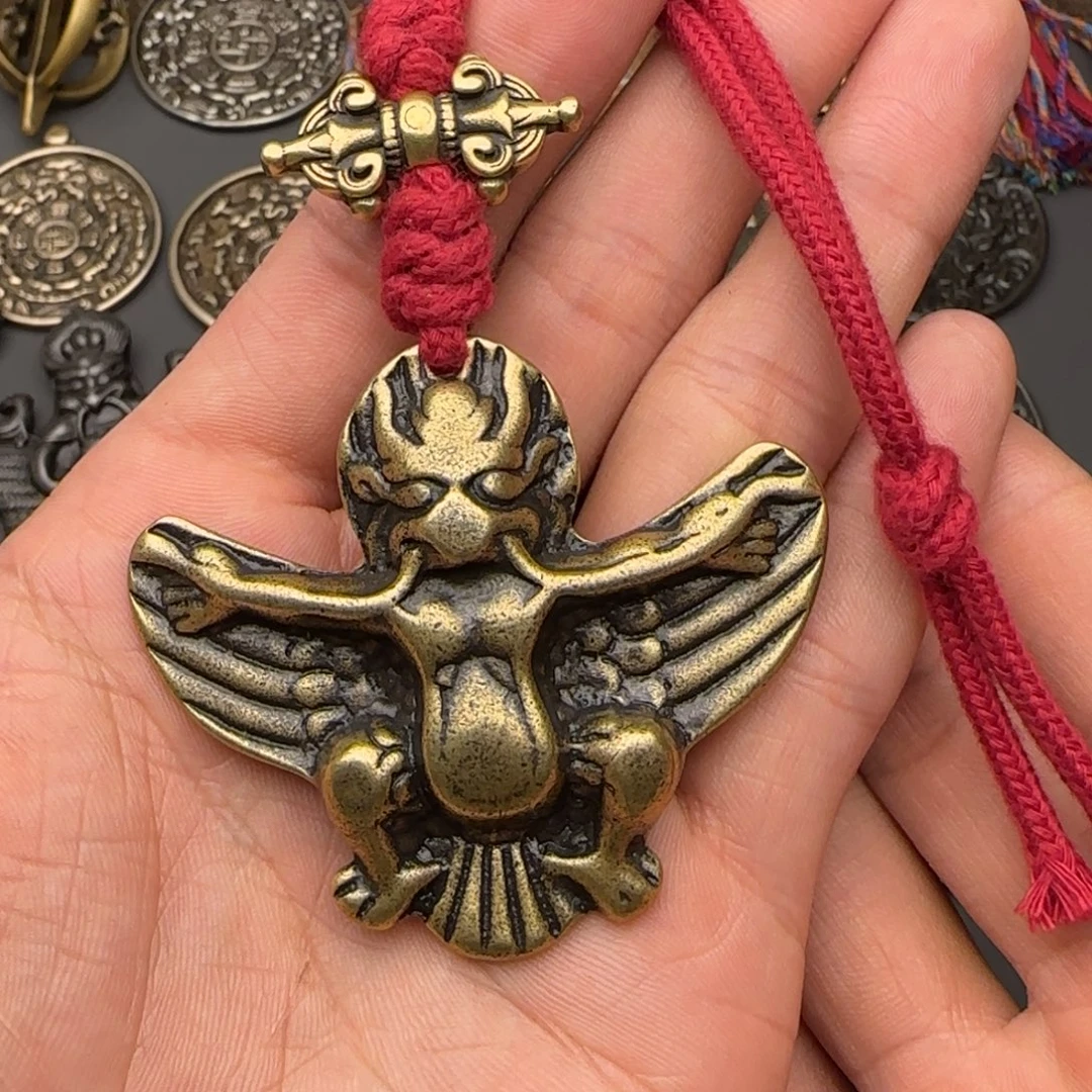 老铜大鹏鸟吊坠喜欢的来