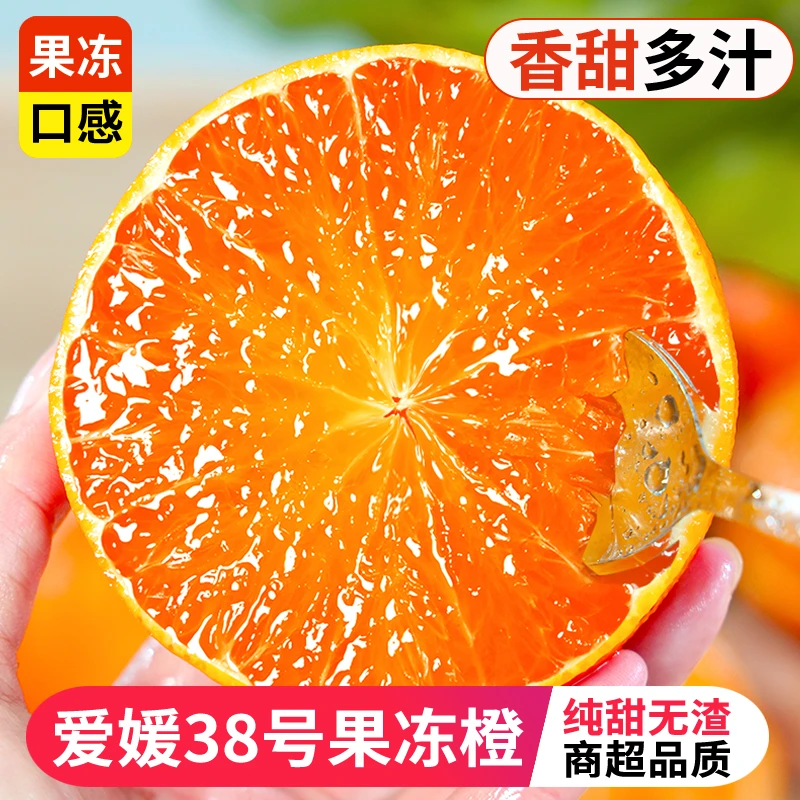 四川眉山爱媛38号果冻橙手拨橙香甜多汁新鲜应季水果现摘现发