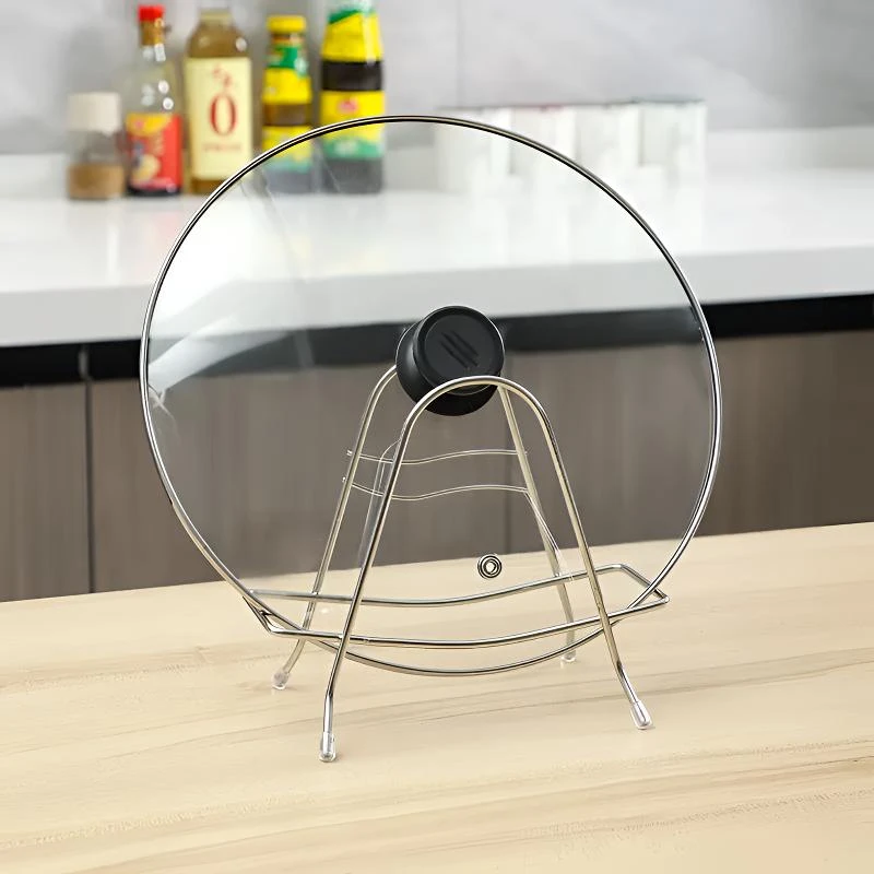 不锈钢菜板架家用厨具防霉置物架台面放案板锅盖收纳架厨房置物架