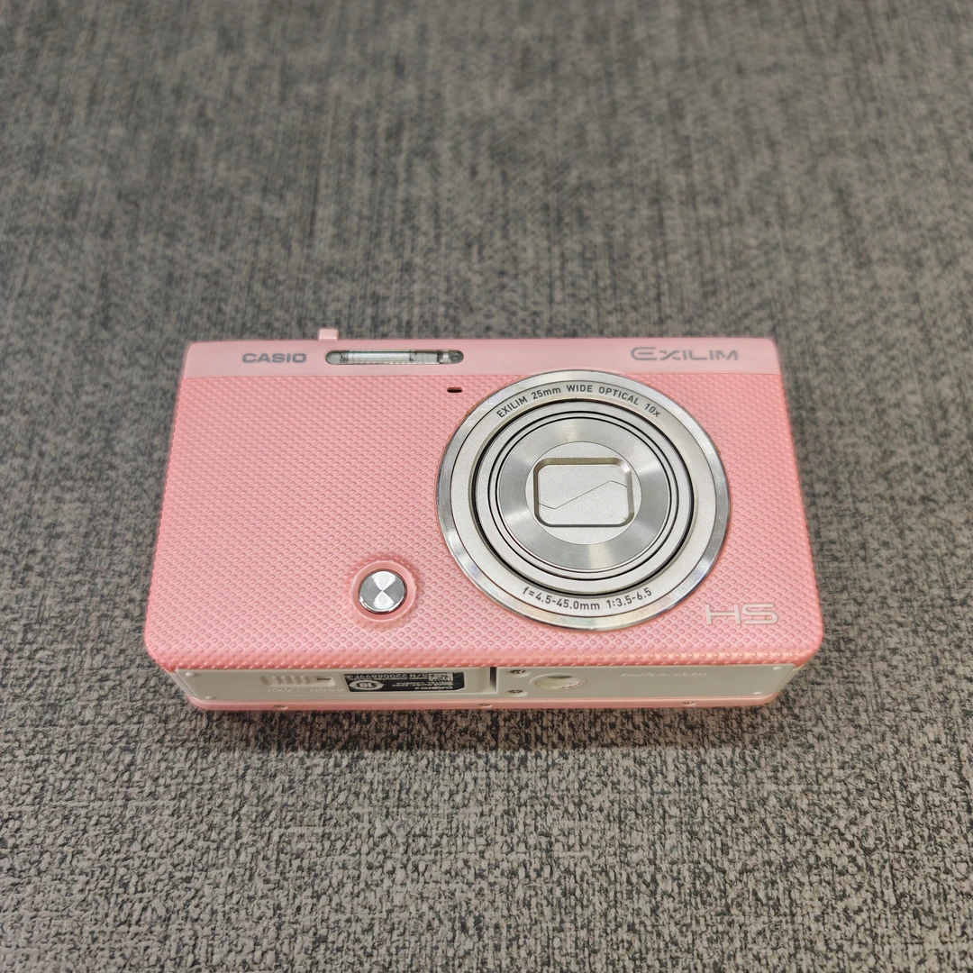 95新 Casio/卡西欧 ZR65相机 网红爆款 稀有粉色 翻转屏人像美颜