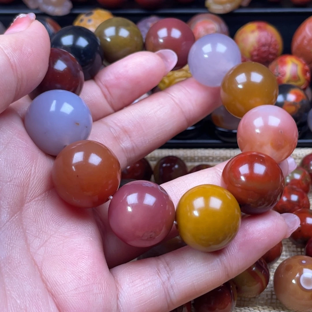 石***狂玛瑙/玉髓未镶嵌战国红玛瑙