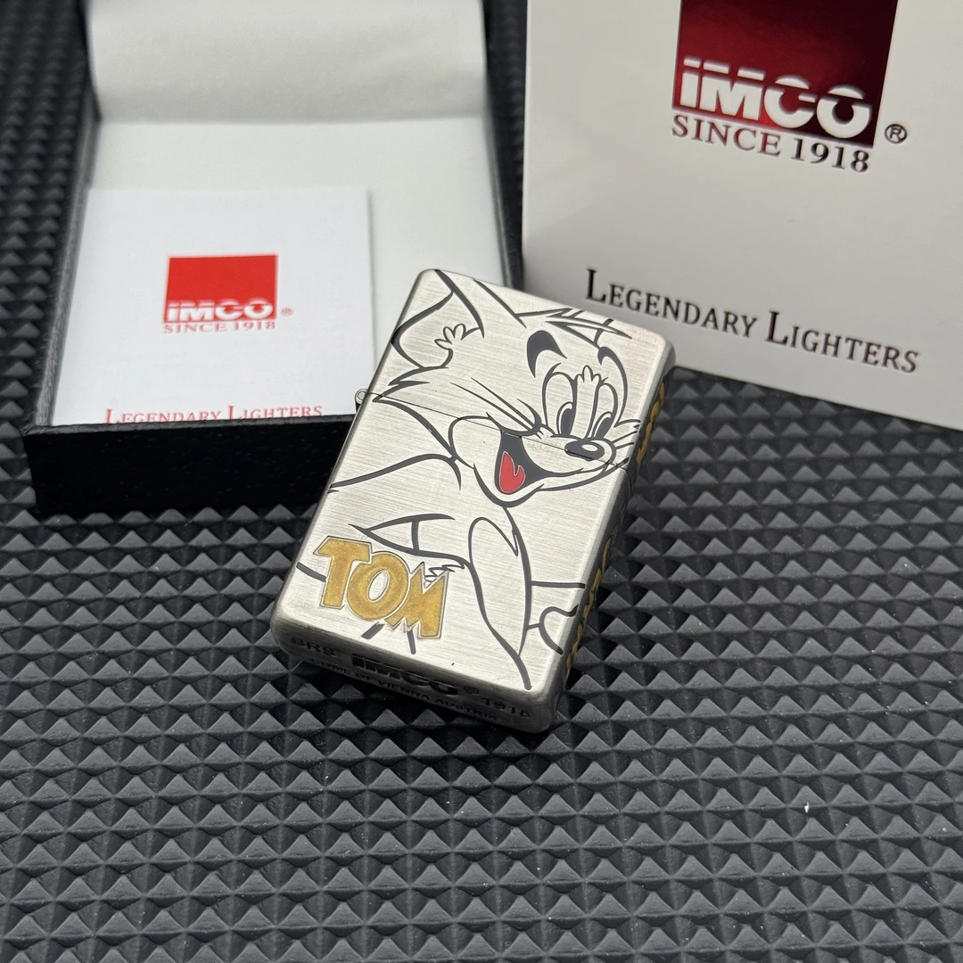 爱酷IMCO 平头熏银猫和老鼠 打火机