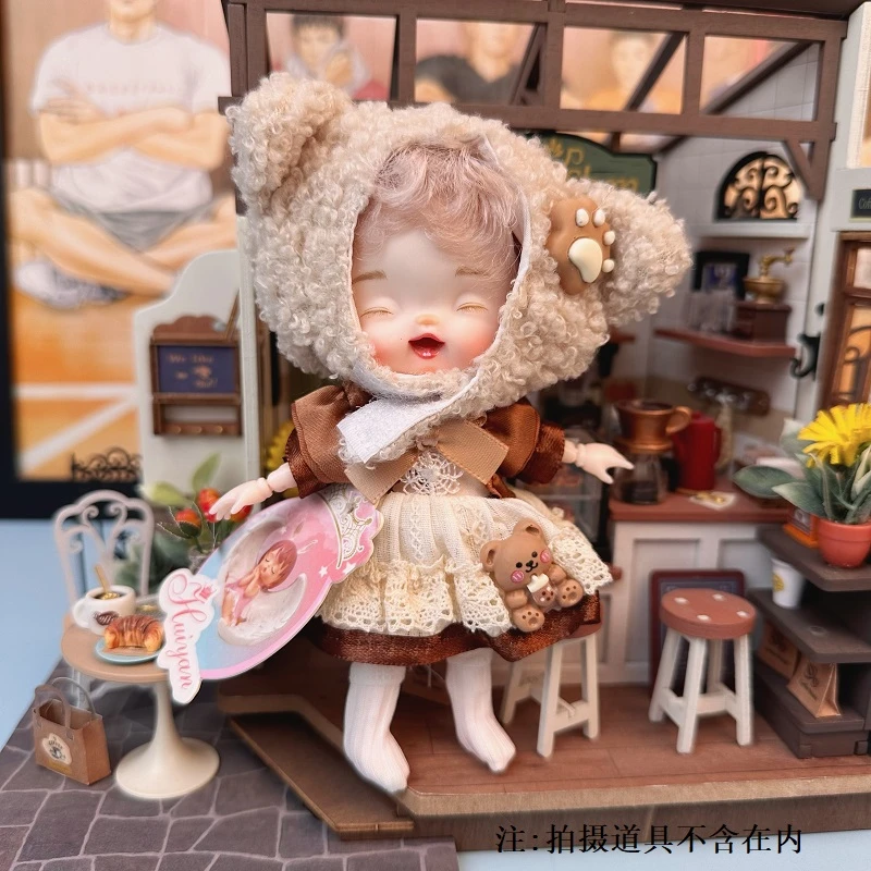 10厘米-OB11毛绒挂件可爱娃娃过家家女孩精美礼物玩具时尚道具