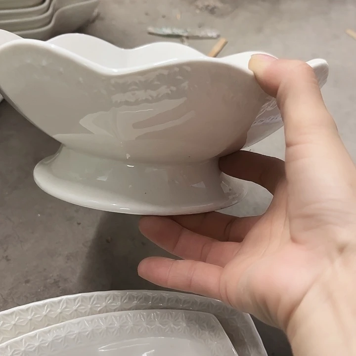 盘微瑕介意勿拍……1个高脚