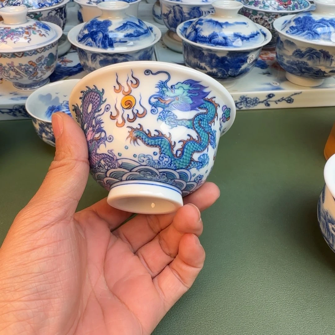 纯手工纯手绘茶具茶具372