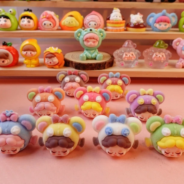 【植绒温迪】diy钥匙扣树脂小摆件可爱萌物