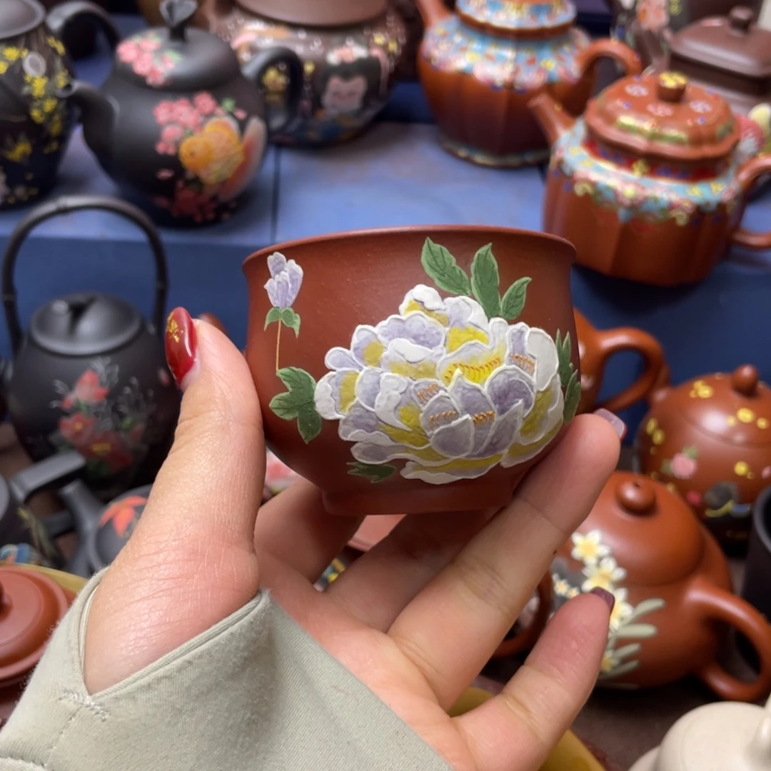 茶杯紫砂紫砂主人杯100c