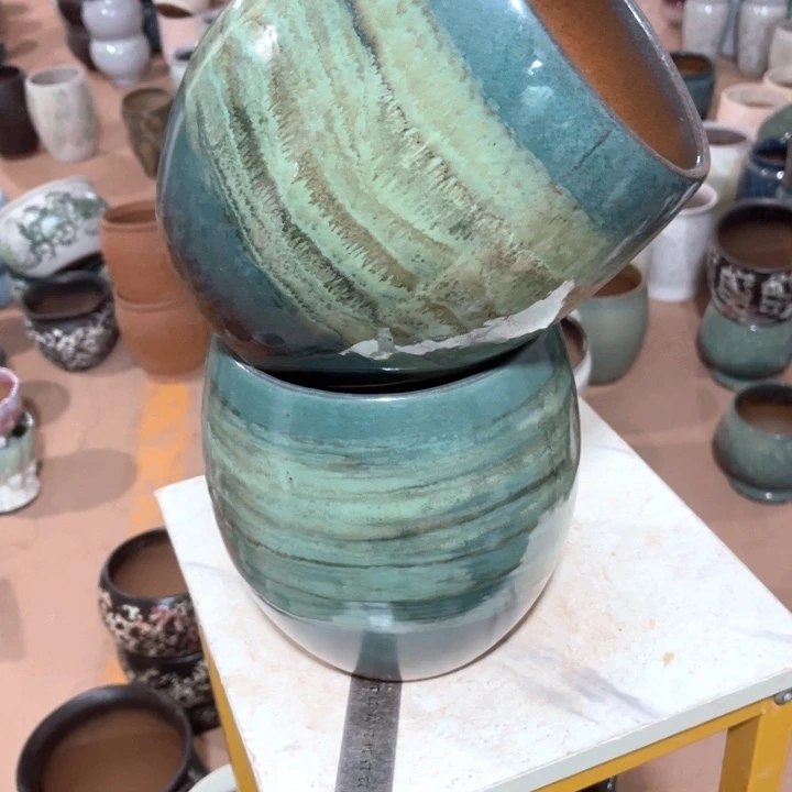 花盆紫砂口径16高度20两只正品