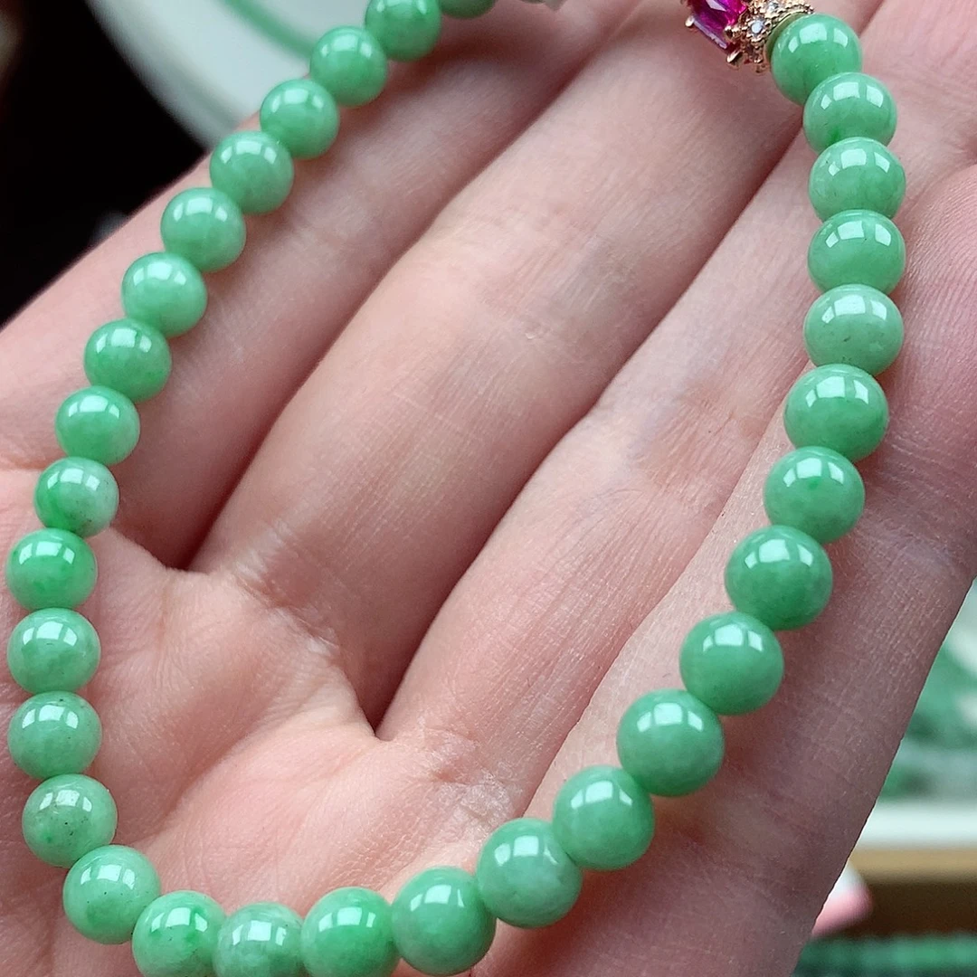 翡翠未镶嵌毛衣链