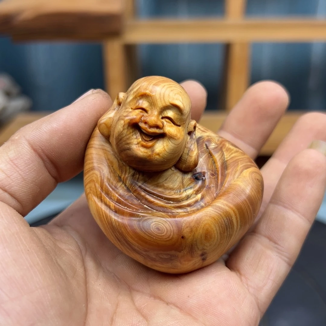 木松*崖柏木摆件手把件