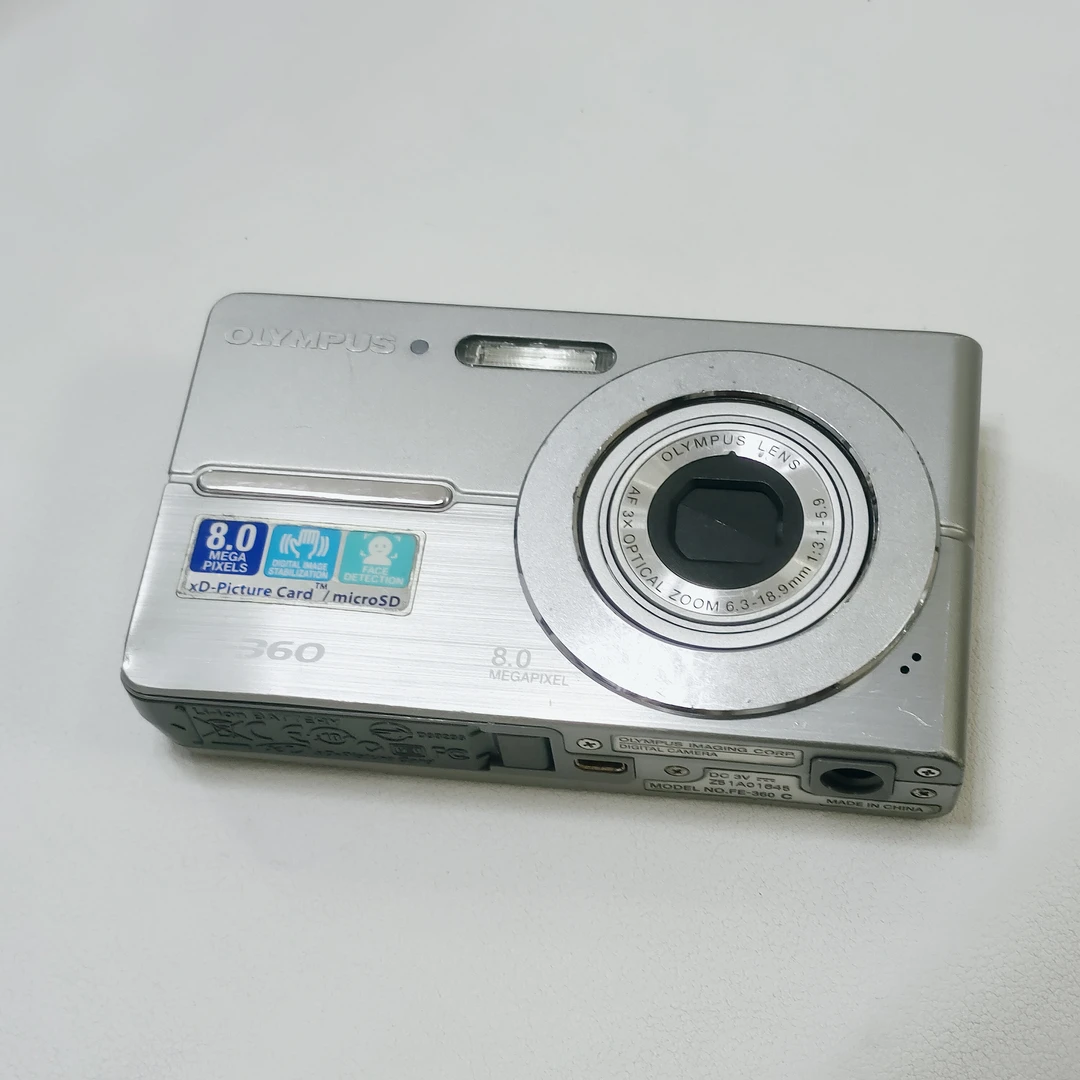 9新 Olympus/奥林巴斯 fe360中文/屏幕微瑕/800万像素复古氛围感