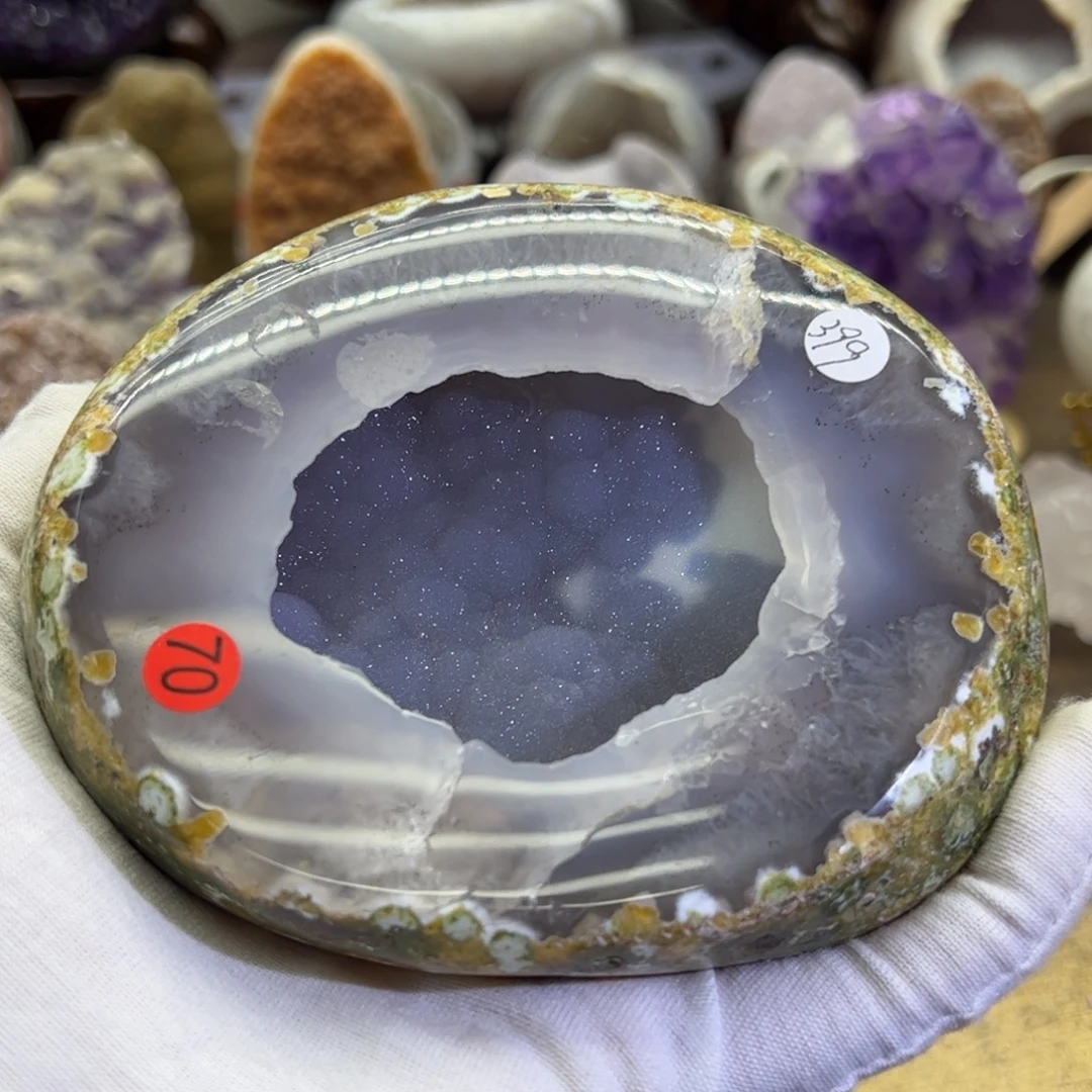 珠宝半成品水晶未镶嵌软糖聚宝盆70